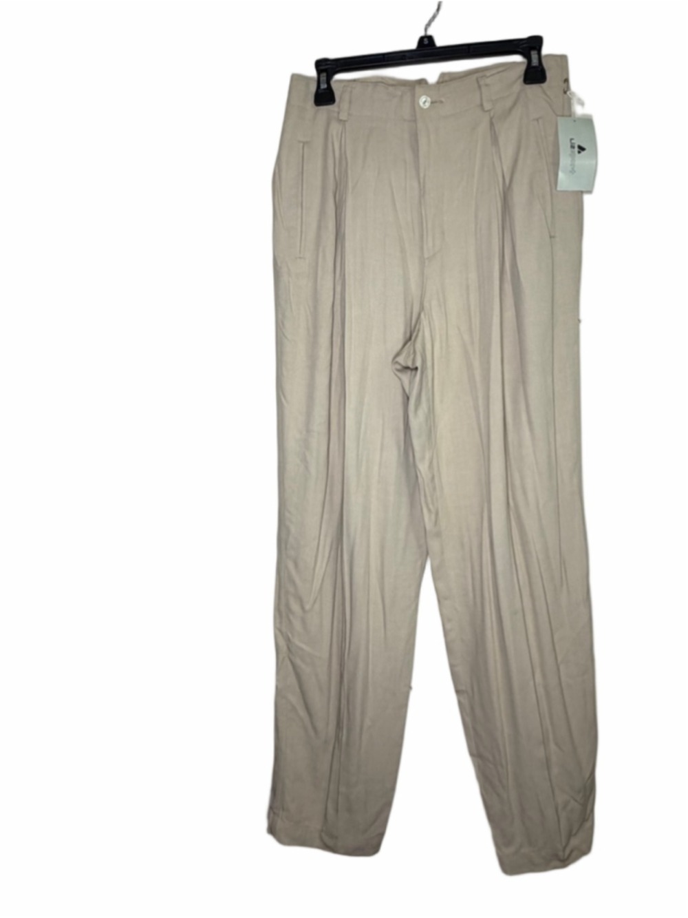 Vintage Liz Claiborne Pleated Trouser Pants Khaki Tan High Rise NWT Size12